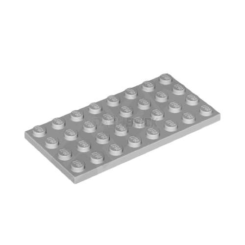 LEGO Plate 4 x 8, Light Grey [3035]