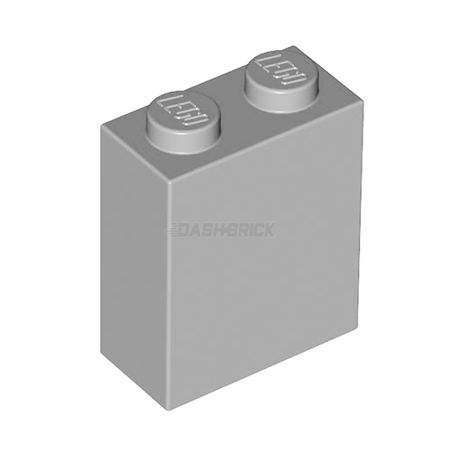 LEGO Brick 1 x 2 x 2, Inside Stud Holder, Light Grey [3245c] 4211564