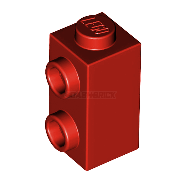 LEGO Brick, Modified 1 x 1 x 1 2/3 with Studs on Side, Red [32952]