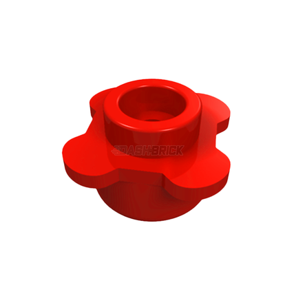 LEGO Plant Flower, Small Plate, Round 1 x 1, 4 Petals, Red [33291]