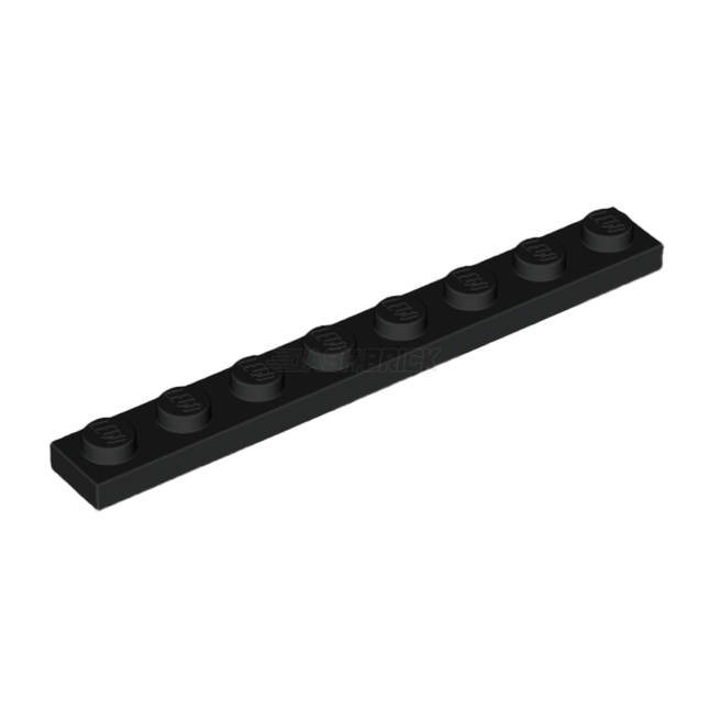 LEGO Plate 1 x 8, Black [3460] 346026