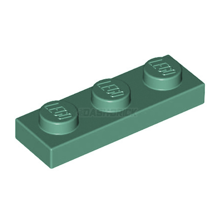 LEGO Plate, 1 x 3, Sand Green [3623]
