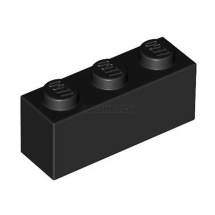 LEGO Brick 1 x 3, Black [3622]