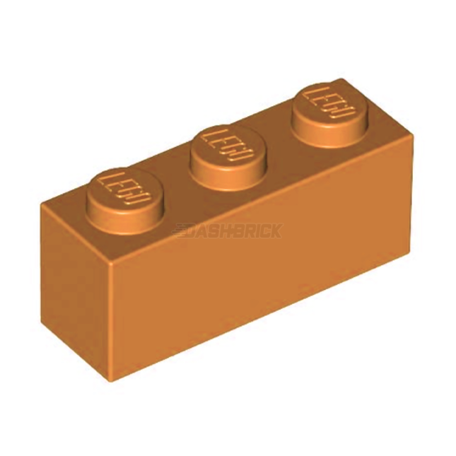 LEGO Brick 1 x 3, Orange [3622]