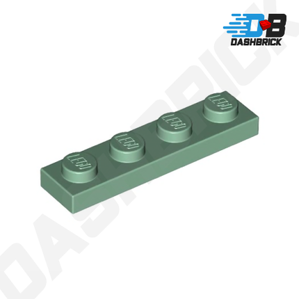 LEGO Plate, 1 x 4, Sand Green [3710] 6100234
