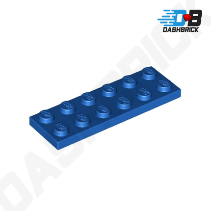 LEGO Plate 2 x 6, Blue [3795]