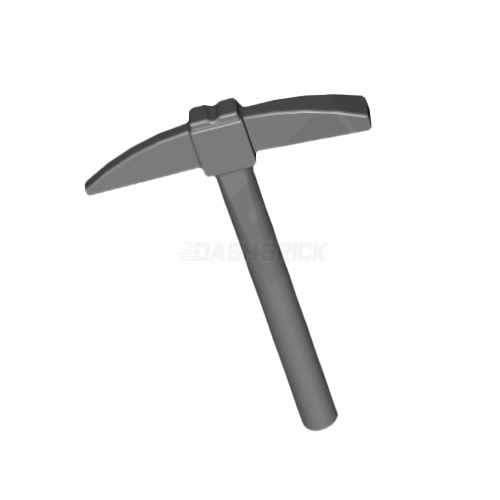 LEGO Minifigure Accessory - Tool, Pickaxe/Axe, Dark Grey [3841]