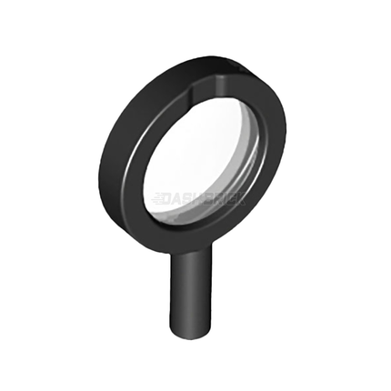 LEGO Minifigure Accessory - Magnifying Glass Thick Frame, Clear Lens [38648c01/10830c01]