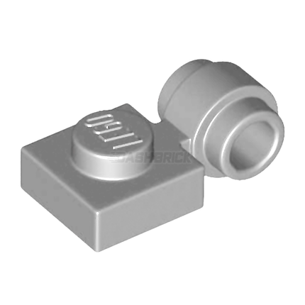 LEGO Plate, Modified 1 x 1 with Light Attachment - Thick Ring, Light Grey [4081b] 6281998
