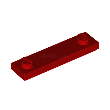 LEGO Plate, Modified 1 x 4, 2 Studs, Red [92593] 4631877