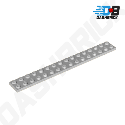 LEGO Plate 2 x 16, Light Grey [4282] 4211486