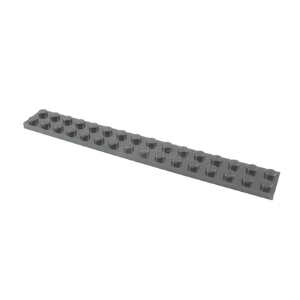 LEGO Plate 2 x 16, Dark Grey [4282] 4210796