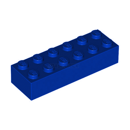 LEGO Brick 2 x 6, Blue [2456]