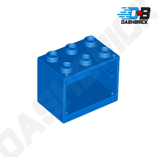 LEGO Container, Cupboard, Kitchen Bench, Storage 2 x 3 x 2, Blue [4532b]