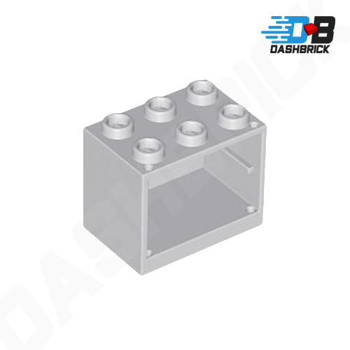 LEGO Container, Cupboard, Kitchen Bench, Storage 2 x 3 x 2, Light Grey [4532b]