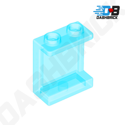 LEGO Wall/Panel 1 x 2 x 2 - Transparent Light Blue (Window) [87552]