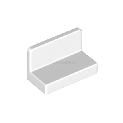 LEGO Panel 1 x 2 x 1 with Rounded Corners, White [4865b]