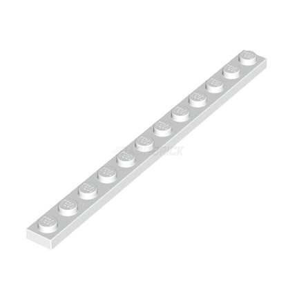 LEGO Plate 1 x 12, White [60479]