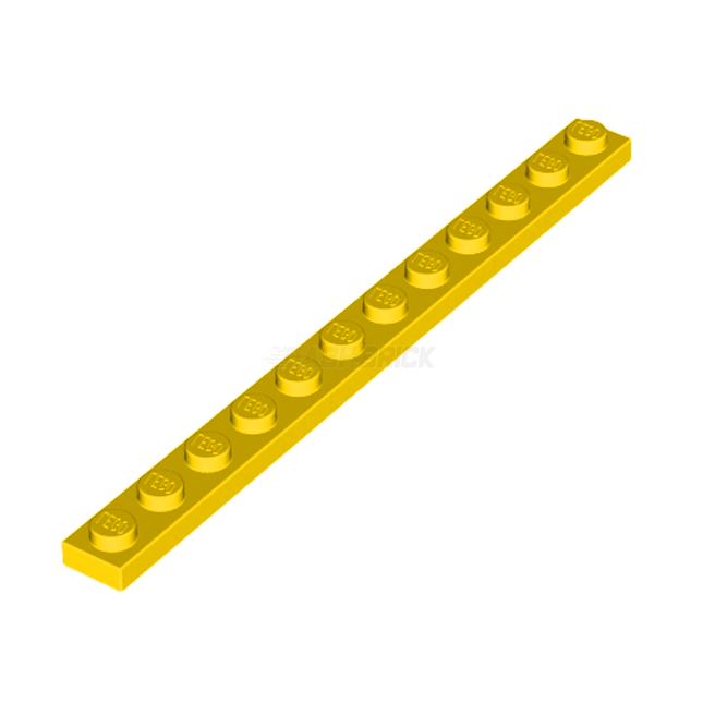 LEGO Plate 1 x 12, Yellow [60479]