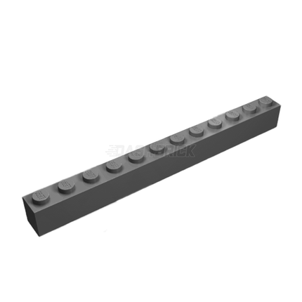 LEGO Brick 1 x 12, Dark Grey [6112]