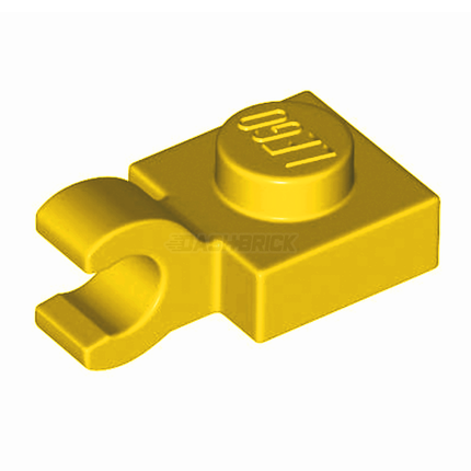 LEGO Plate, Modified 1 x 1, Open O Clip (Horizontal Grip), Yellow [61252] 6347294