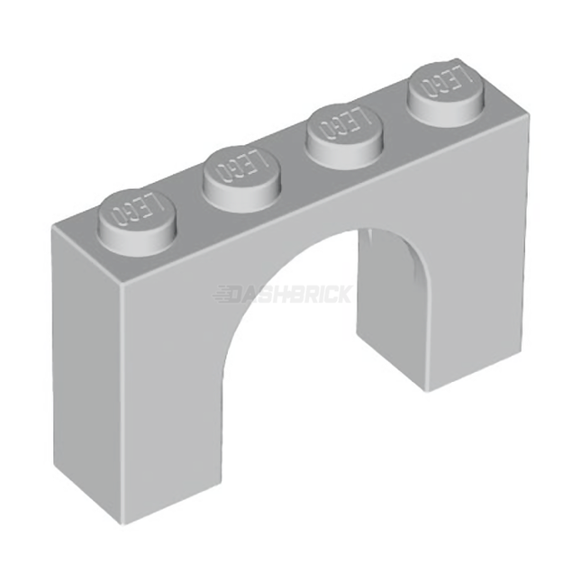 LEGO Brick, Arch 1 x 4 x 2, Light Grey [6182]