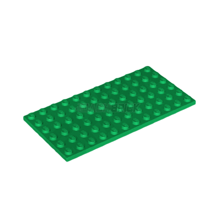 LEGO Plate 6 x 12, Green [3028]