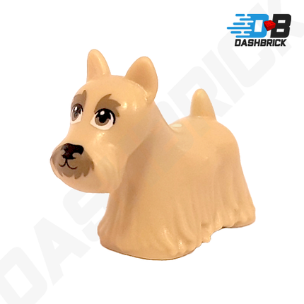 LEGO Minifigure Animal - Dog, Puppy - Scotch Terrier, Long Hair (Scottie), Tan [83188pb02]
