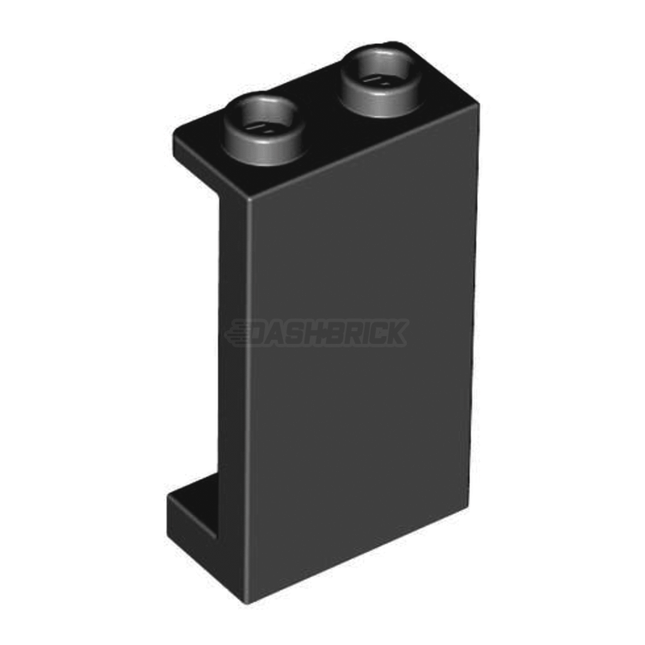 LEGO Wall/Panel 1 x 2 x 3 with Side Supports - Hollow Studs, Black [87544] 4614788