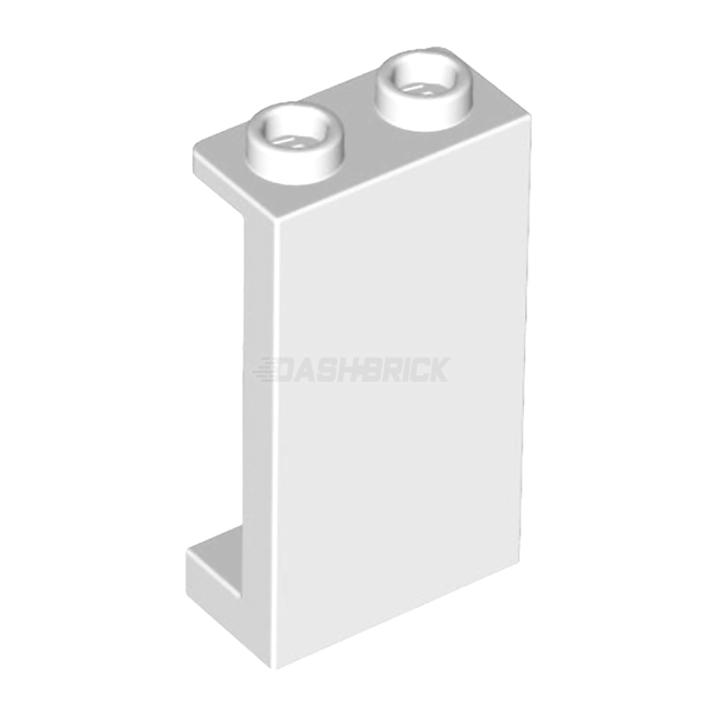 LEGO Wall/Panel 1 x 2 x 3 with Side Supports - Hollow Studs, White [87544]