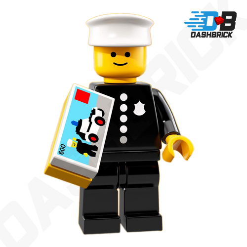 LEGO Collectable Minifigures - Classic Police Officer (8 of 17) Series 18