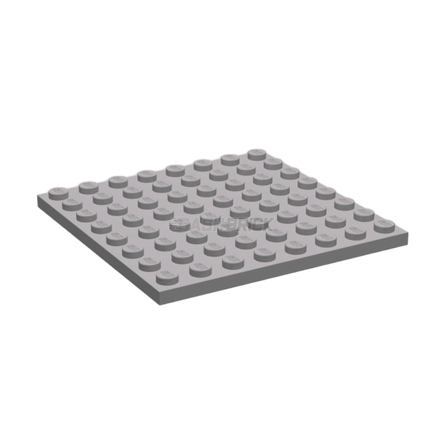LEGO Plate, 8 x 8, Light Grey [41539]
