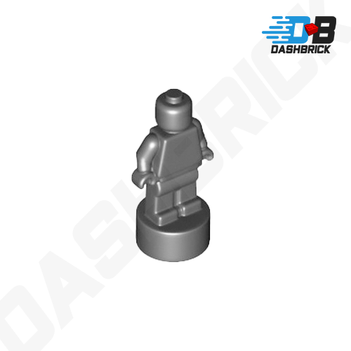 LEGO® Minifigure™ Accessory - Trophy / Statuette, Dark Grey [90398]