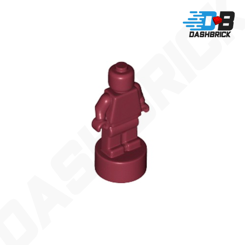 LEGO® Minifigure™ Accessory - Trophy / Statuette, Dark Red [90398]