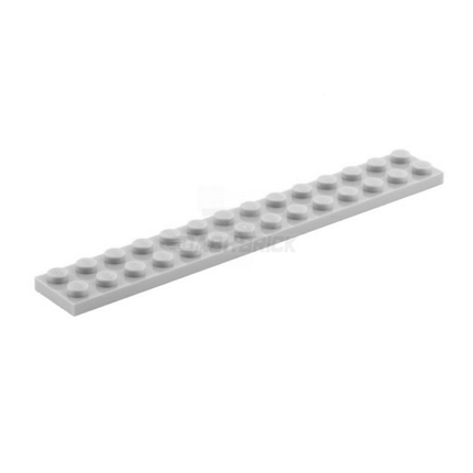 LEGO Plate 2 x 14, Light Grey [91988]
