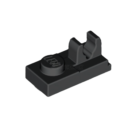 LEGO Plate, Modified 1 x 2, Clip on Top, Black [92280] 4598528