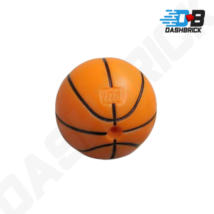 LEGO® Minifigure Sports: Basketball, Orange, Black Lines, GBC [43702pb02]