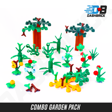 Bulk LEGO® Plant & Garden Pack #1 [90 Parts - Trees, Flowers, Plants]