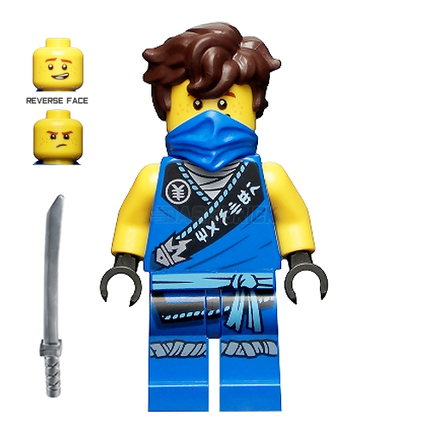 LEGO Minifigure - Jay, Legacy, Rebooted, 'MASTER' Torso [NINJAGO]
