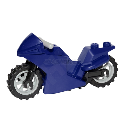 LEGO Minifigures Accessory - Racing Motorcycle Sport Bike, Dark Blue [18895]
