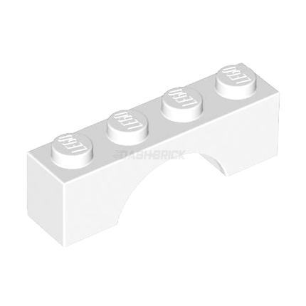 LEGO Brick, Arch with Bow 1 x 4, White [3659]