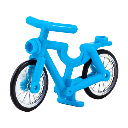 LEGO Minifigure Accessory - Bicycle, Riding Cycle/Bike, Dark Azure [4719c02]