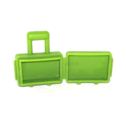 LEGO Minifigure Accessory - Suitcase/Bag, Long Handle, Lime Green [37178]