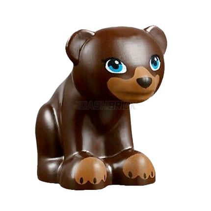 LEGO Minifigure Animal - Bear Cub, Dark Brown [14732pb01]