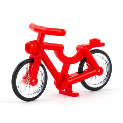 LEGO Minifigure Accessory - Bicycle, Riding Cycle/Bike, Red [4719c02]