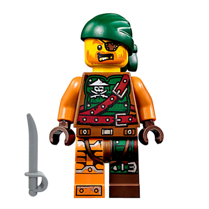 LEGO Minifigure - Bucko, Pirate [NINJAGO]
