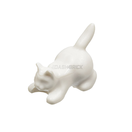 LEGO Minifigure Animal - Crouching Cat, White [6251]