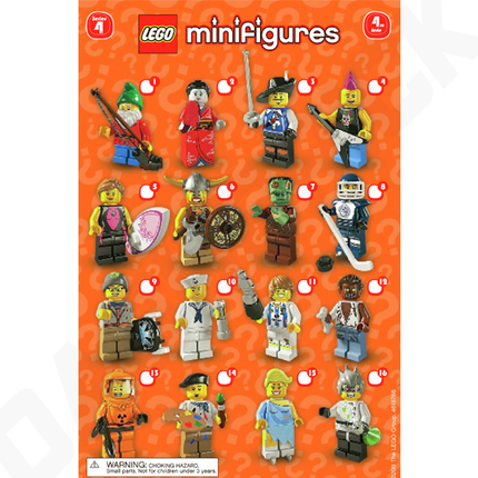 LEGO Collectable Minifigures - Crazy Scientist (16 of 16) Series 4