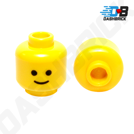 LEGO Minifigure Part - Head, Classic Smile, Yellow [3626cp01]