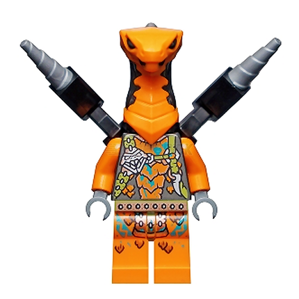 LEGO Minifigure - Cobra Mechanic - Drills [NINJAGO]